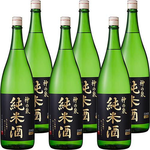 東亜酒造 神の泉 純米酒 1.8L瓶 1800ml×6本 1ケース 埼玉 日本酒 u-yu | 