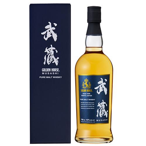 東亜酒造 ゴールデンホース 武蔵 700ml 箱入 ピュアモルトウイスキー u