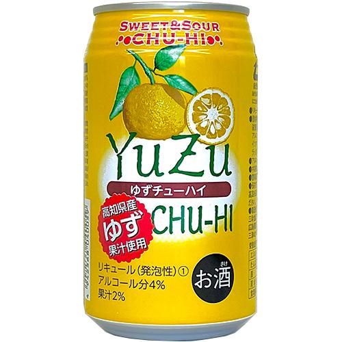 三幸食品工業 ゆずチューハイ 350ml×24本 2ケース（48本） YUZU