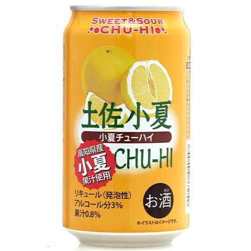 10/1酒税改正値上げ）三幸食品工業 土佐小夏チューハイ 350ml×24本 1