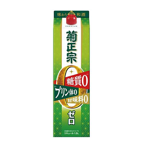 菊正宗 味わう糖質ゼロパック 1.8Lパック 1800ml×6本 u-yu : 酒の