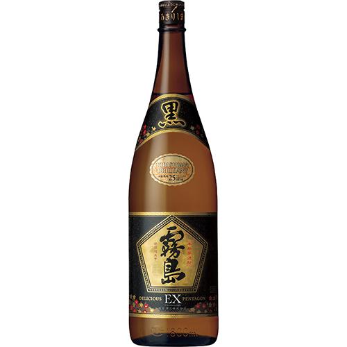 霧島酒造 芋焼酎 黒霧島EX 1.8L瓶 1800ml×6本 宮崎 u-yu : 酒のZenjin