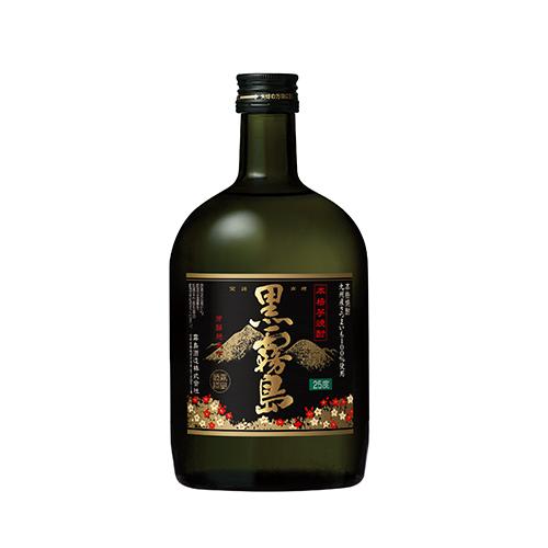 霧島酒造 芋焼酎 黒霧島 25度 瓶 720ml×6本 1ケース 宮崎 u-yu : 酒の
