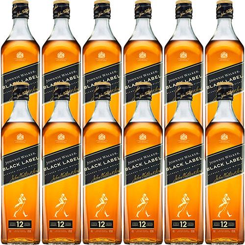 キリン ジョニーウォーカー ブラックラベル12年 700ml×12本 u-yu : 酒 