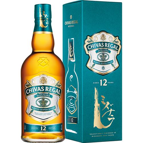 CHIVAS REGAL 12年 ミズナラ樽 700ml 12本セット シーバスリーガル ミズナラ12年 700ml×12本 正規品 箱入 ブレンデッド