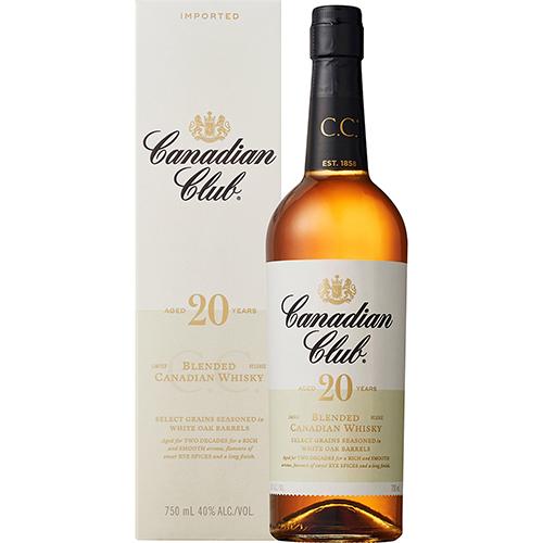 カナディアンクラブ　２０年　サントリー サントリー カナディアンクラブ20年 750ml 箱入 正規品 限定品 u-yu