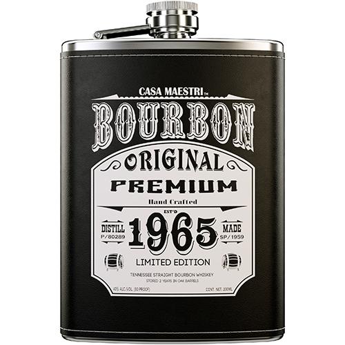 カサ マエストリ バーボン フラスクボトル 200ml×6本 u-sa : 酒の