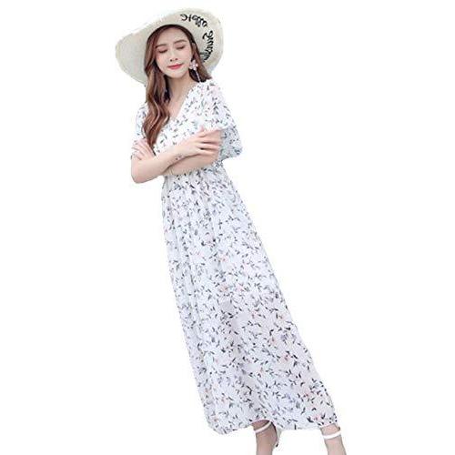 ショッピング安い Gergeousシフォンワンピース レディース ゆったり ロングワンピース 花柄 Vネック ファッション リゾートワンピ 販売お値下 Www Superavila Com