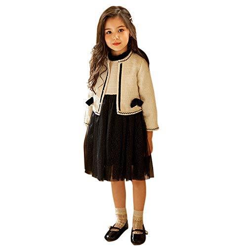 開店祝い Emfay 卒業式 スーツ 女の子 ドレス 子供服 フォーマル ワンピース 小学校 入学式 冠婚葬祭 140 ブラック 公式店舗 Cepici Gouv Ci