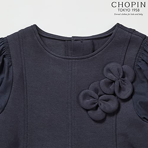 予約中 Chopin ショパン ショパン ネイビー 110cm 8176 7304 キッズ ワンピース 異素材mix 子ども服 Www Carneysnj Com