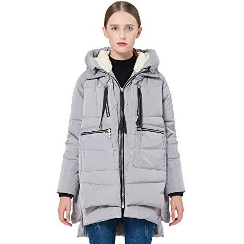 人気商品 Orolay Orolay レディース 撥水 防寒 防風 厚手 女 オーバーサイズ フード付き ロングコート ダウンジャケット冬コート コート アウター Postetelecom Gouv Cg