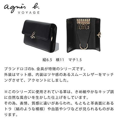 当店一番人気 Agnes B アニエスベー アニエスベー ボヤージュ Voyage キーケース レディース Iw03b 10 ブラック 財布 帽子 ファッション小物 Headshotsbar Com