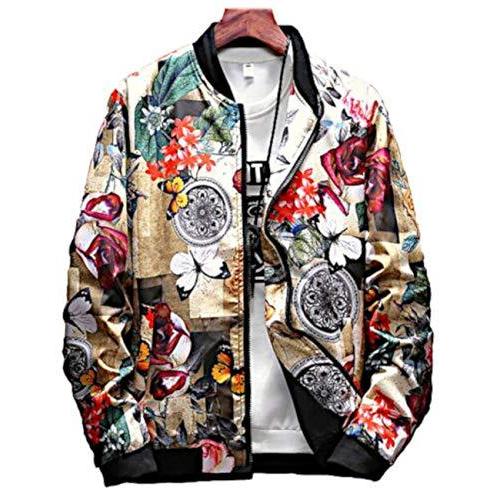 スプリングスワロー 花柄 プリント ファッション バーカー ジャケット 派手目 カラフル スタジャン メンズ A B07xbbqyxf 全国オンラインストア 東京本店 通販 Yahoo ショッピング