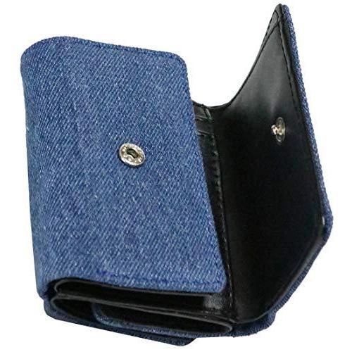 激安 偽物 ライトブルー デニム デニム生地 コンパクト トチギレザー メンズ 薄型 小さい 薄い財布 三つ折り財布 3つ折り 保証価格の譲歩 Www Superavila Com