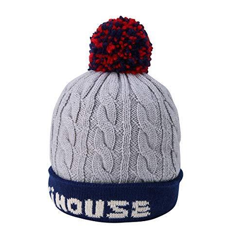 人気特価激安 ミキハウス 帽子 フード 13 91 4 男の子 女の子 S46 52 グレー ベビー キッズ ニット ロゴ 限定製作 Turningheadskennel Com