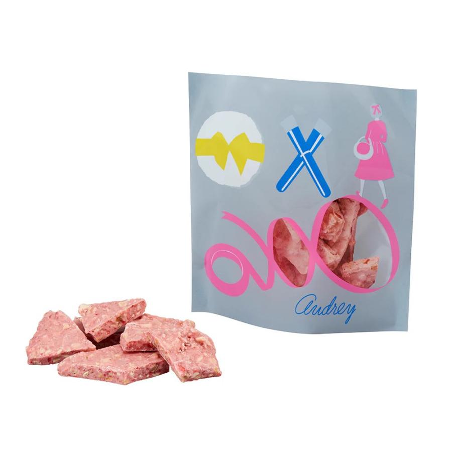 バレンタイン2026 オードリー いちごのロッシェ 100g入り 1袋 袋付き