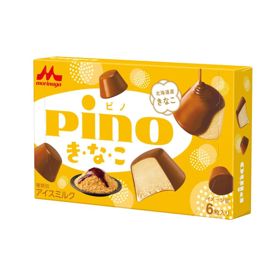 クール便発送 森永乳業 ピノきなこ 6粒入り 3箱セット アイス PINO き