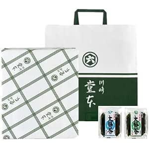 大師巻 箱詰 18袋入り 贈答用 紙袋付き 1袋3本入り 醤油味9袋 塩味9袋