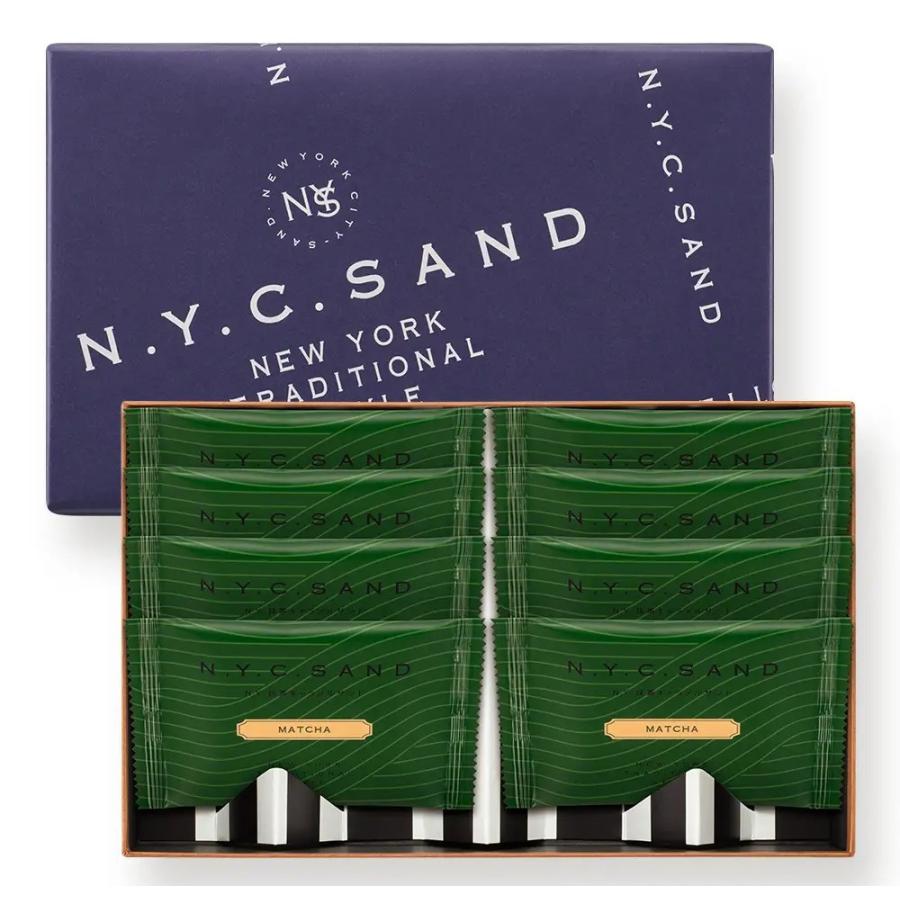 【新品 5箱】ニューヨークキャラメルサンド N.Y.抹茶キャラメルサンド 8個入 N.Y.C.SAND】3月15日発売！！抹茶を味わいつくす 大人の和スイーツ