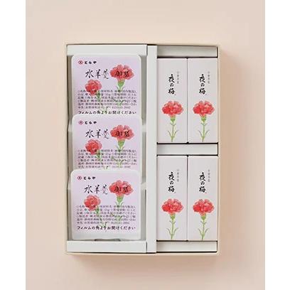 母の日2026 とらや 母の日限定パッケージ 羊羹・水羊羹・最中詰合せ1号 1箱 袋付き 和菓子 お菓子 プレゼント 人気（Yahoo!・SQFショップ）