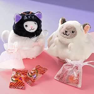 KALDI　人気完売　 ハロウィン マスコット チンチラ　2種セット ハロウィン2026 カルディ なりきりチンチラマスコット 2個（黒・白 各1