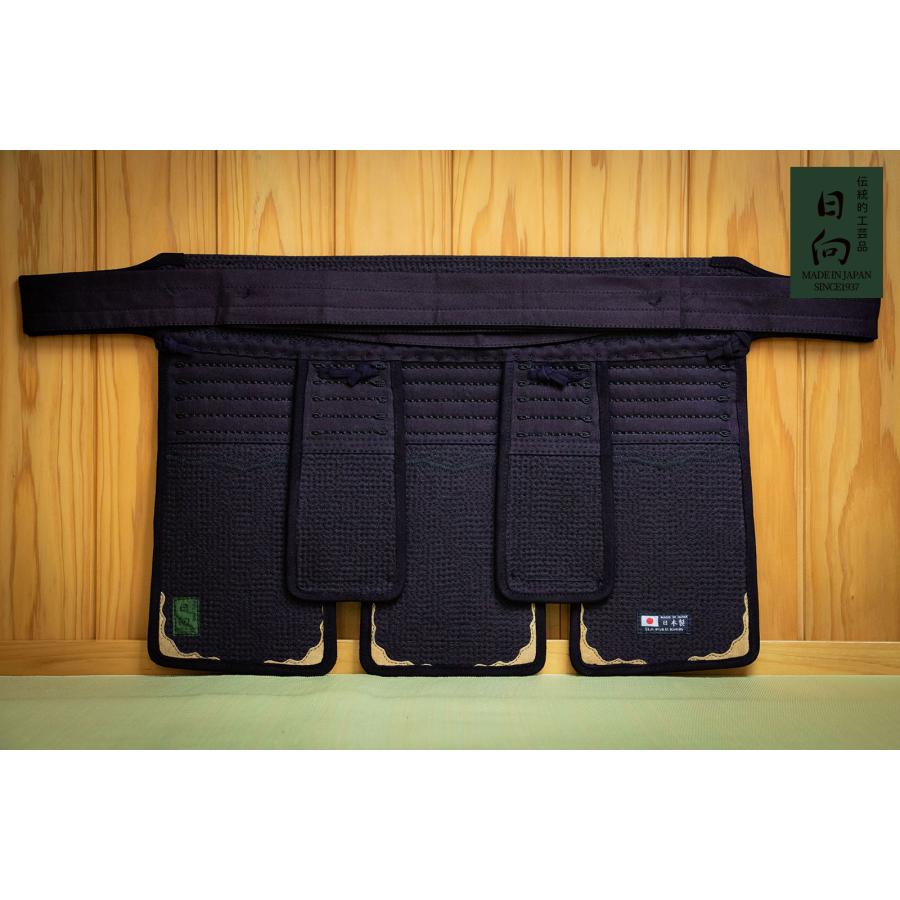刺繍無料 手作り受注生産】 剣道 防具 セット 日本製 国産 日向 BLACK
