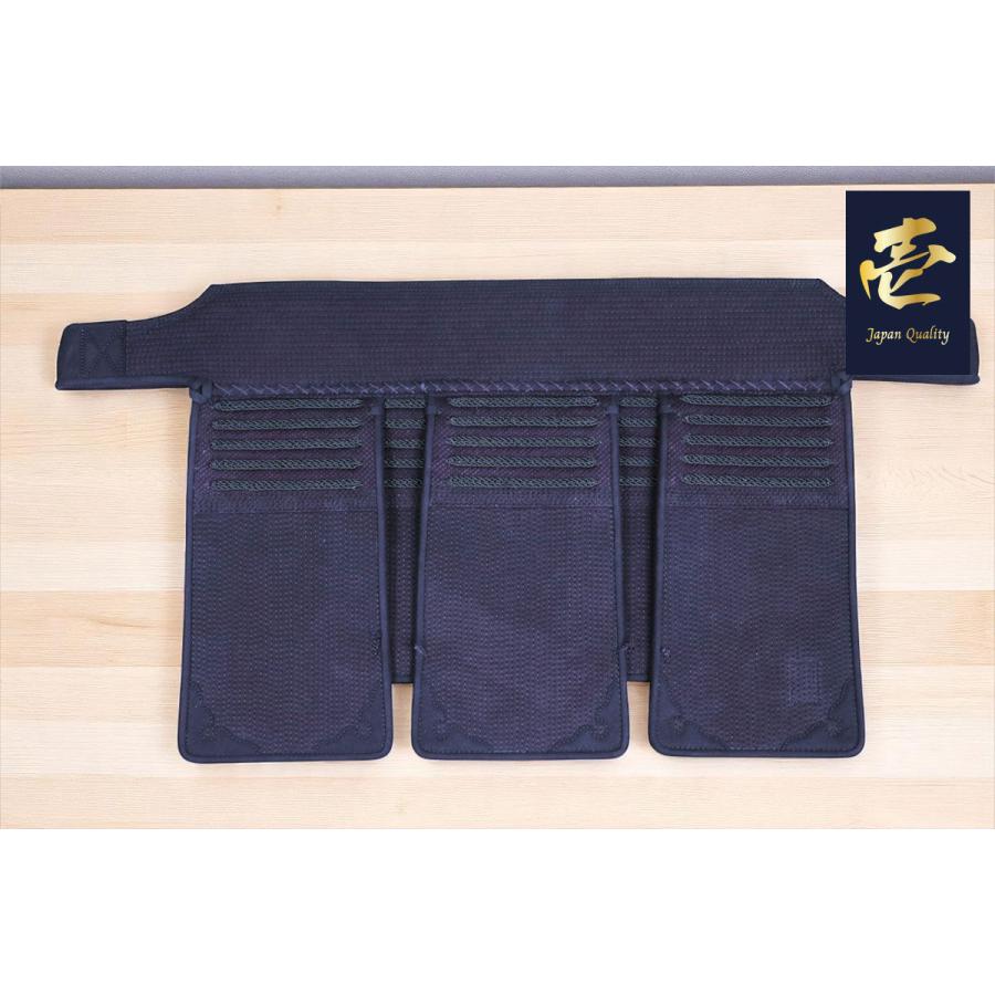 剣道具　垂れ　小学生　美品 刺繍無料】 剣道 垂 防具 6mm織刺 小学生 中学生 高校生 大人 子供