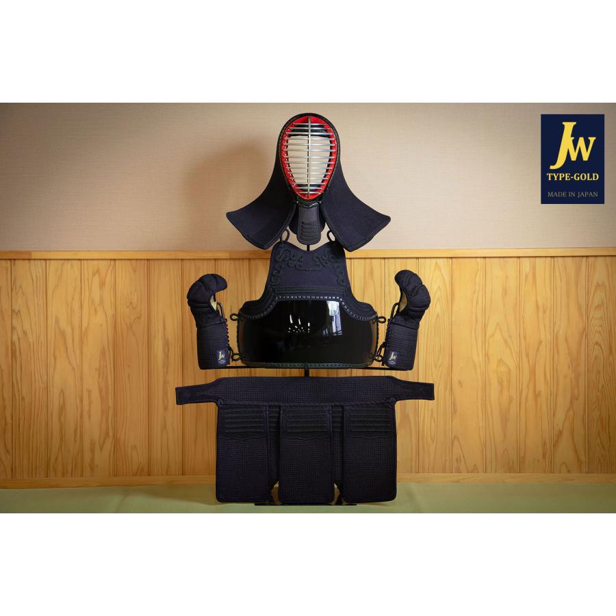 刺繍無料 手作り受注生産】 剣道 防具 セット 日本製 国産 JW-GOLD SET