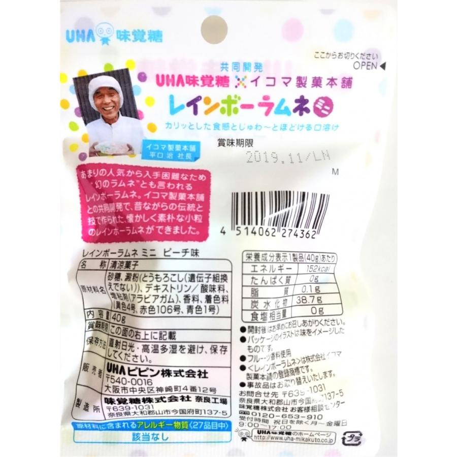 レインボーラムネミニ 40g 6個 味覚糖 善野菓子店 Yahoo ショップ 通販 Yahoo ショッピング