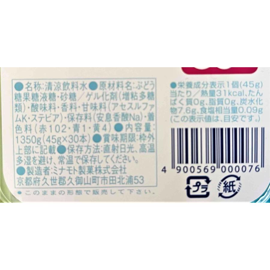 チュッチュゼリー 30本入 1BOX ミナモト製菓（株） : 善野菓子店