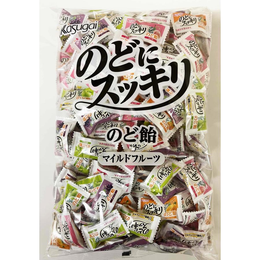 1kg入 のどにスッキリマイルドフルーツ 1袋 春日井製菓 1kg入 のどにスッキリマイルドフルーツ 1袋 春日井製菓