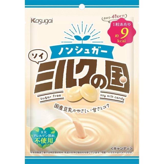 ノンシュガーソイミルクの国 75g入 1袋 春日井製菓販売（株）【144袋