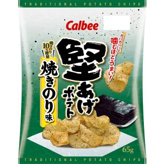 堅あげポテト　焼きのり味　65ｇ入×１２袋　１ケース　カルビー(株)　