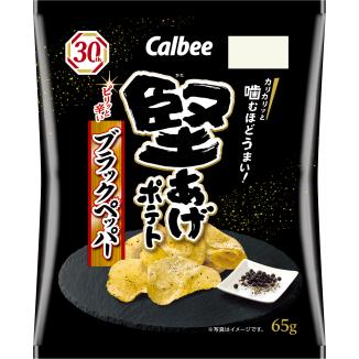 堅あげポテト 堅あげポテト ブラックペッパー味 65g入×12袋 1