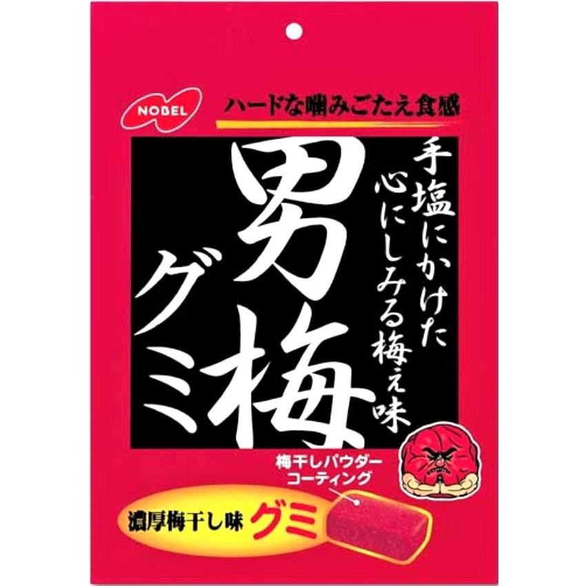 UHA味覚糖 男梅グミ 38g入×6個 ノーベル製菓（株） : 善野菓子店