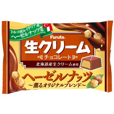 生クリームチョコ ヘーゼルナッツ 117g 1袋 フルタ製菓（株） : 善野