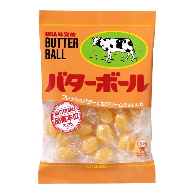 6月24日まで出品 atmos project バターボール UHA味覚糖 バターボール 104g入 1袋 UHA味覚糖（株） : 善野菓子店