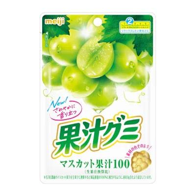 果汁グミ 果汁グミ マスカット 54g入×10個 1BOX （株）明治 【24BOX