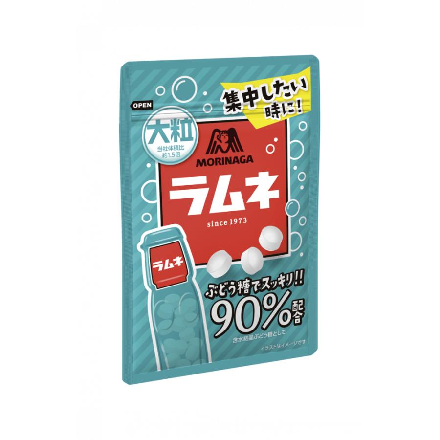 森永大粒ラムネ 41g×10個 森永製菓（株）※ラムネ菓子です