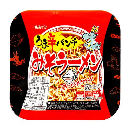 【食いしん坊】 東京拉麺 うま辛パンチみそラーメン 35g 30個入 1ケース (株