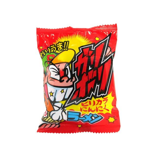 ガリボリラーメン ピリカラにんにく味 21袋入 (株)やおきん : 善野菓子