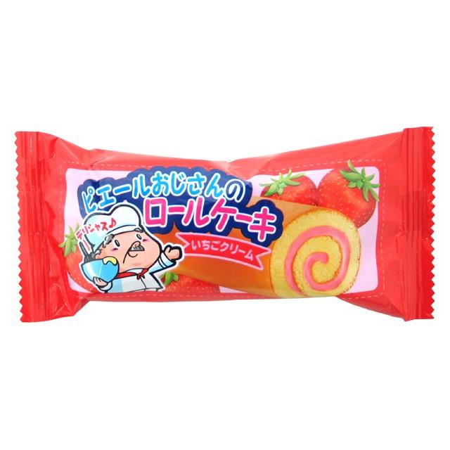 ピエールおじさんのロールケーキ イチゴクリーム味 18ｇ入 24個 株 やおきん 原産国 ベトナム 善野菓子店 Yahoo ショップ 通販 Yahoo ショッピング