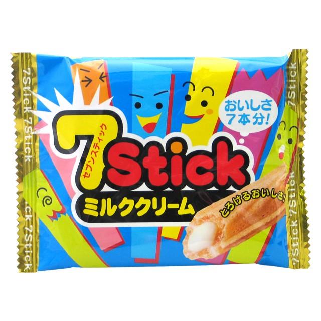 セブンスティック ミルククリーム 7本入×12個 （株）やおきん