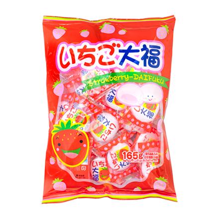いちご大福 165g（約28個）入 1袋 (株)やおきん : 善野菓子店