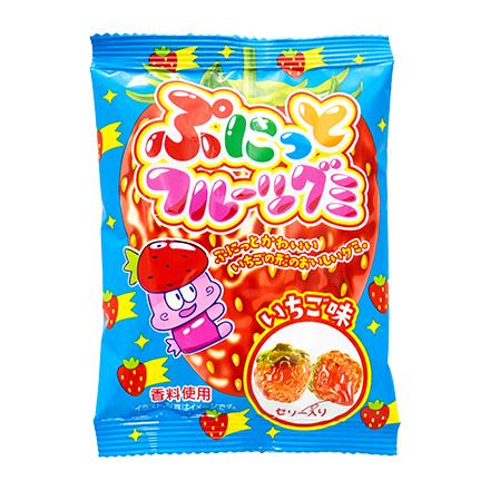 ぷにっとフルーツグミ いちご味 14g入×24袋 （株）やおきん【原産国