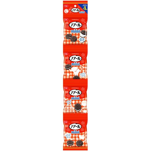 ヤマザキビスケット 4連ノアールミニ 76g（19g×4P）入 1個 ヤマザキ