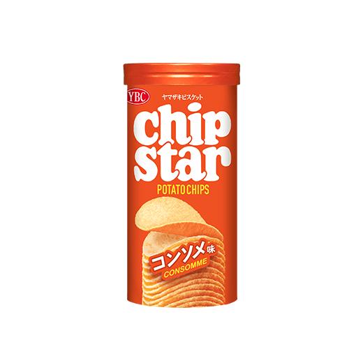 chip star チップスター Sサイズ コンソメ味 45g入×8個 1BOX chip star チップスター Sサイズ コンソメ味 45g入×8個 1BOX