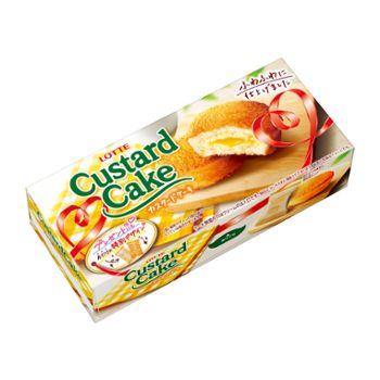 ロッテ（LOTTE） カスタードケーキ 6個入 1個 （株）ロッテ 【60個