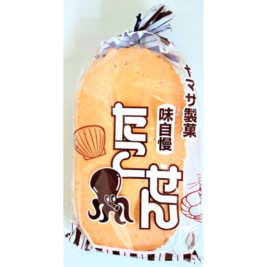 たこせんべい　20枚入×10袋　１ケース　ヤマサ製菓（株）　【せんべい大きさ：縦23ｃｍ×横12.5ｃｍ】【本州・四国・九州への発送のみ送料無料】（Yahoo!・善野菓子店 Yahoo!ショップ）