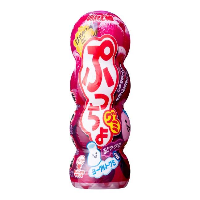 UHA味覚糖 ぷっちょグミ ぶどう＆ヨーグルト 40g入×10個 UHA味覚糖